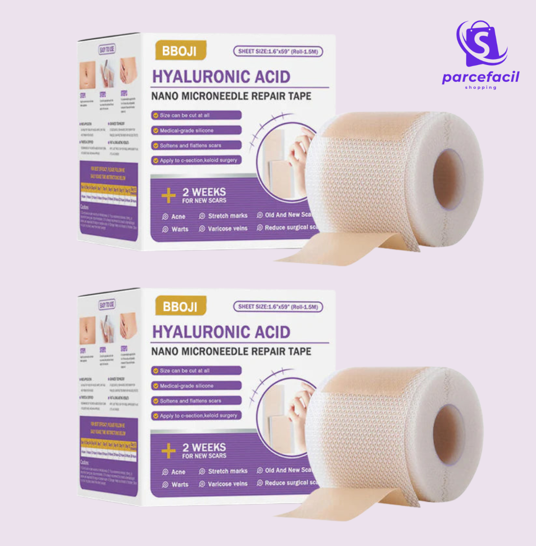 Tienda Oficial | Cinta Reparadora Nano Hialurónica® – Tratamiento Avanzado y Comprobado para Cicatrices, Estrías y Marcas