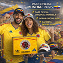 Pack Oficial Mundial 2026™ Colombia – Camisa + Gorra + Caja Original Adidas