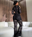 Enterizo Noir Élite™ Encaje Premium Moldeador que Se Adapta a Tu Cuerpo